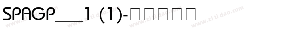 SPAGP___1 (1)字体转换